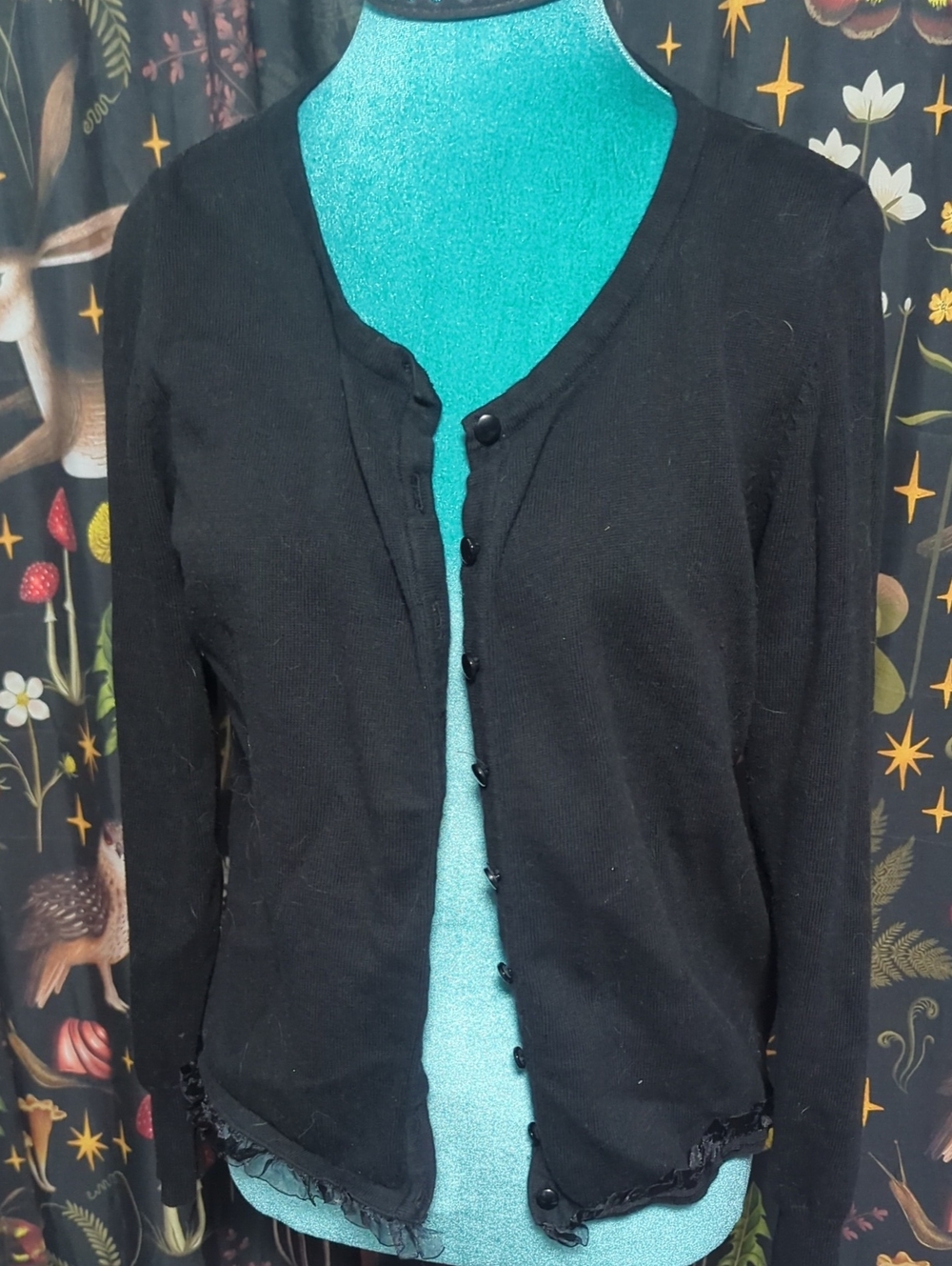 Lace Skeleton Cardigan - Picture 3 of 4